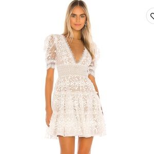 Bronx and Banco White Megan Mini Dress